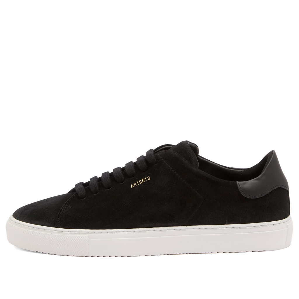 Axel Arigato Men's Clean 90 Suede Sneaker Black/White